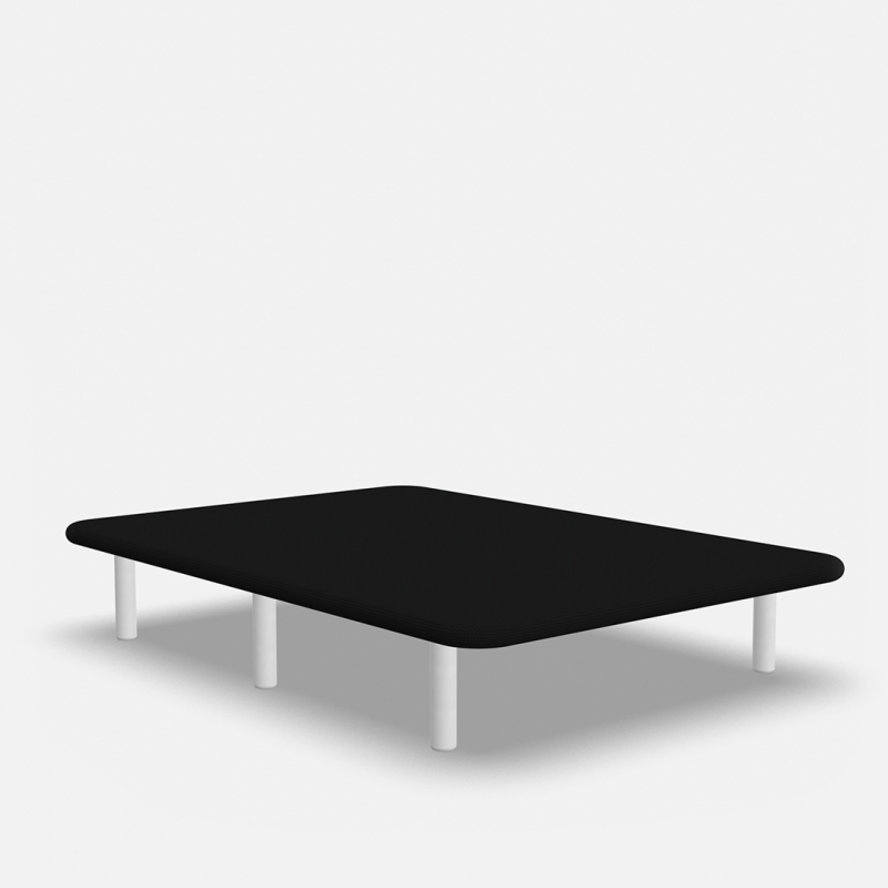 3D Negro-Con patas de madera Blanca (+32€)