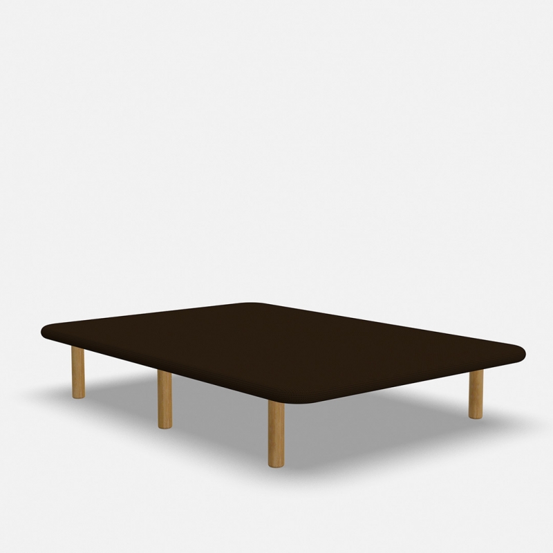3D Wengué-Con patas de madera de Haya Natural (+28€)
