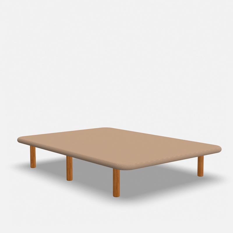 3D Crudo-Con patas de madera Cerezo (+28€)