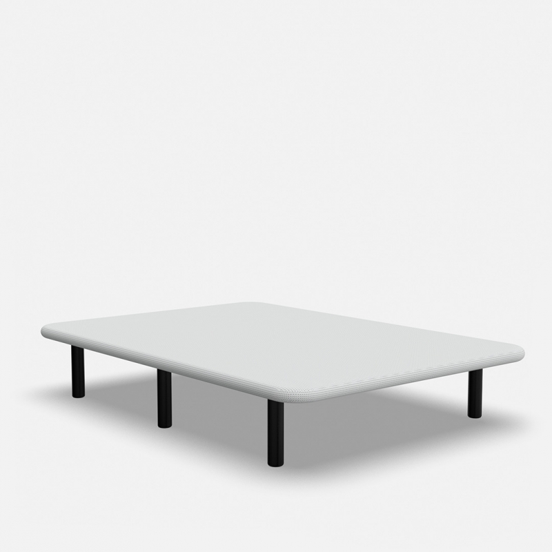3D Blanco Antideslizante-Con patas de madera Wengué (+28€)